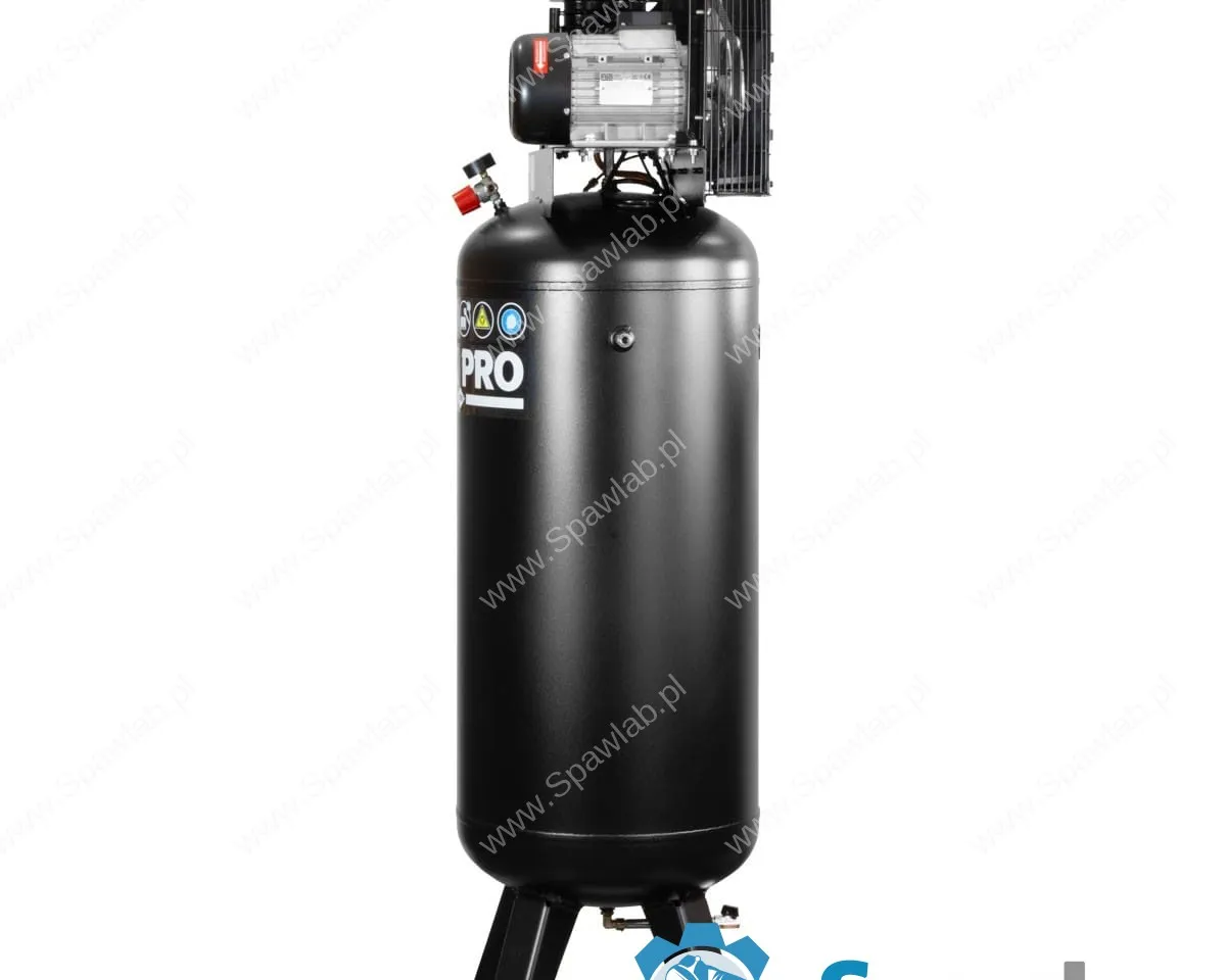 Airpress Kompresor dwutłokowy Black Pro B3800B 10 bar 4 KM/3 kW 368.2 l/min 200 l pionowy, zdjęcie 2