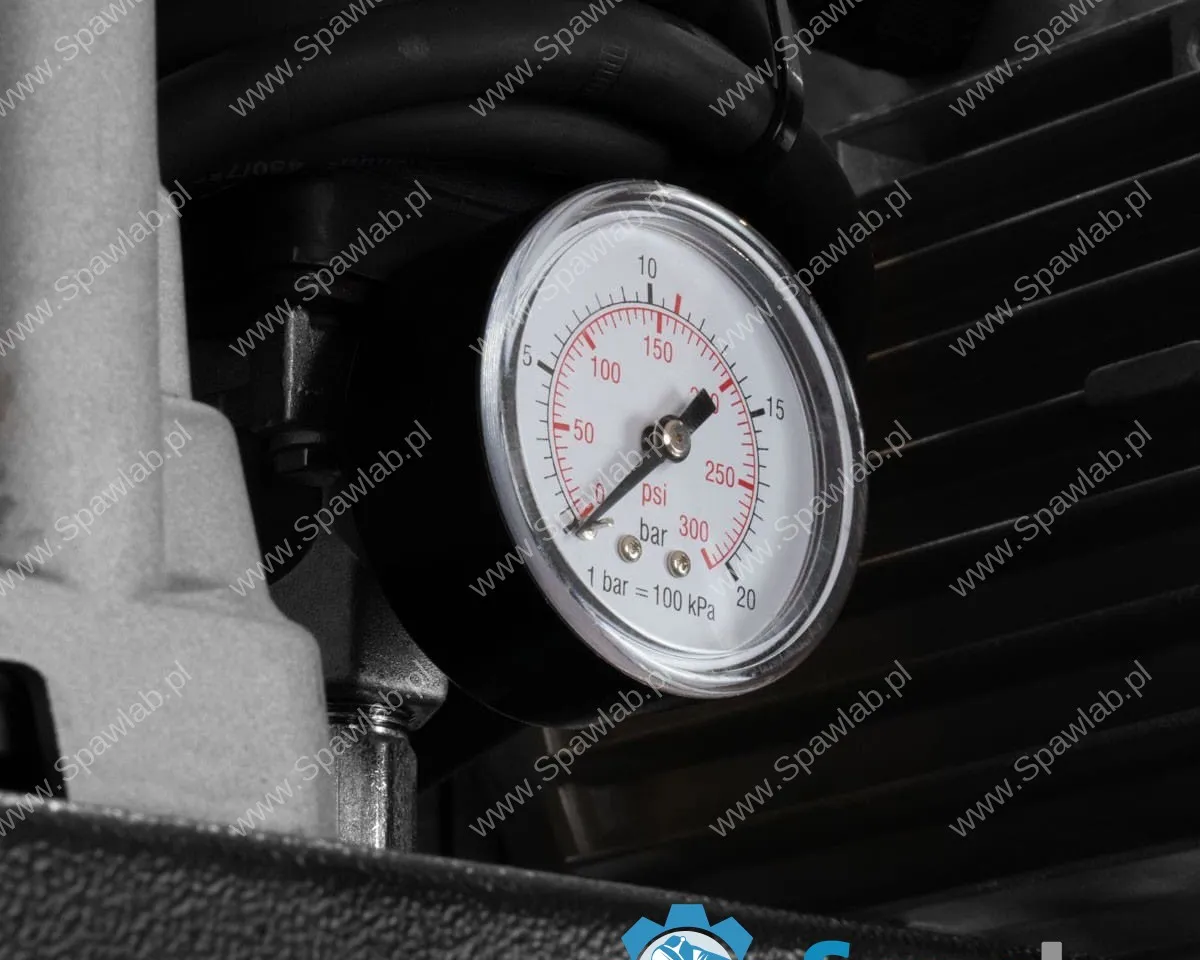 Airpress Kompresor dwutłokowy Black Pro B3800B 10 bar 4 KM/3 kW 368.2 l/min 200 l pionowy, zdjęcie 4