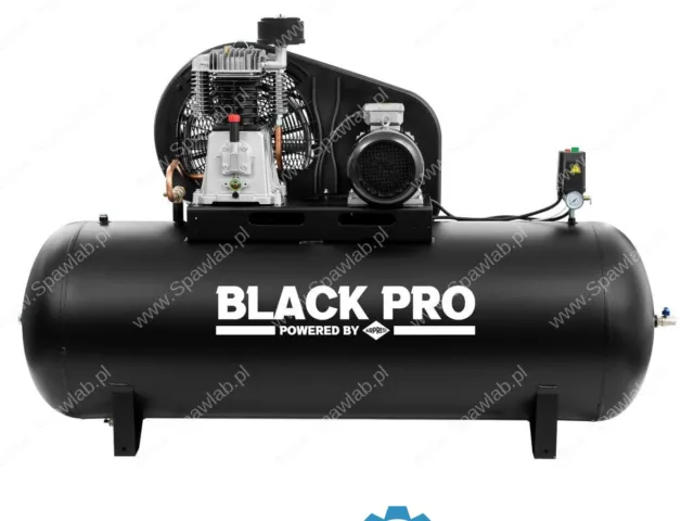 Airpress Kompresor dwutłokowy Black Pro NB10 11 bar 10 KM/7.5 kW 927,6 l/min 500 l