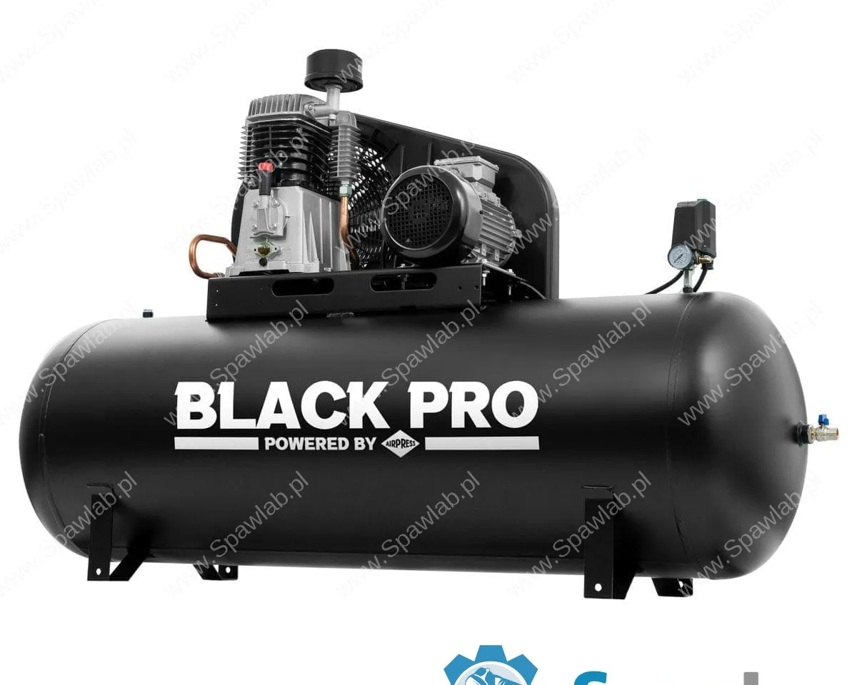 Airpress Kompresor dwutłokowy Black Pro NB10 11 bar 10 KM/7.5 kW 927,6 l/min 500 l, zdjęcie 4