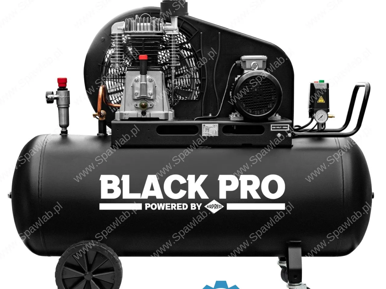 Airpress Kompresor dwutłokowy Black Pro NB4 11 bar 4 KM/3 kW 398.8 l/min 270 l, zdjęcie 2