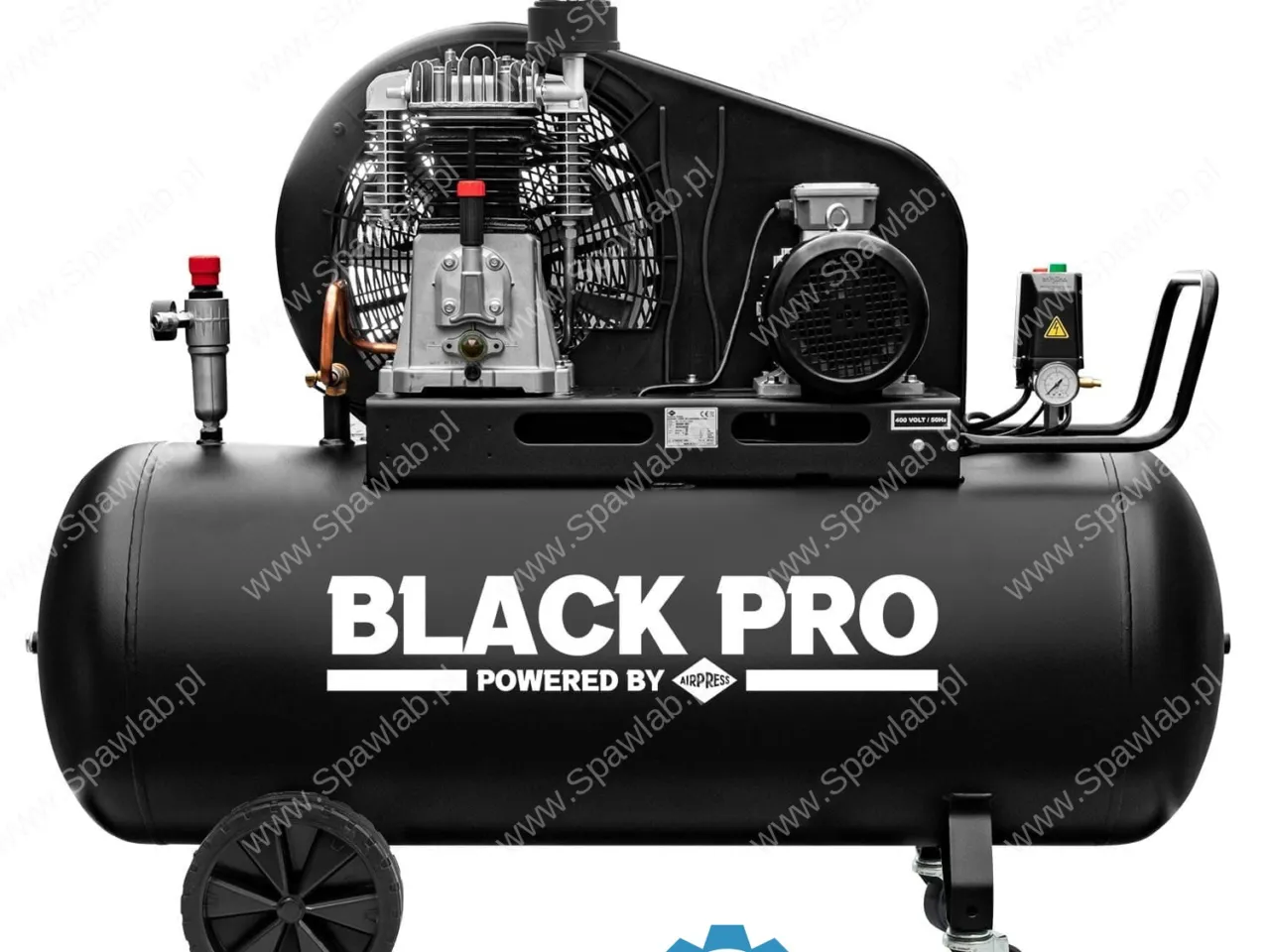 Airpress Kompresor dwutłokowy Black Pro NB5 11 bar 5.5 KM/4 kW 465.8 l/min 200 l, zdjęcie 2