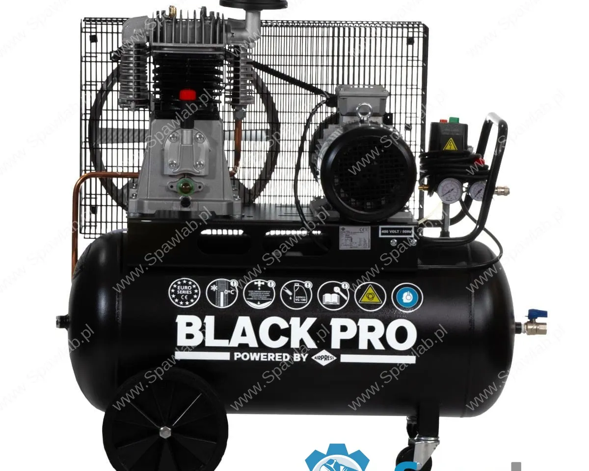 Airpress Kompresor dwutłokowy Black Pro NB5 11 bar 5.5 KM/4 kW 465.8 l/min 90 l