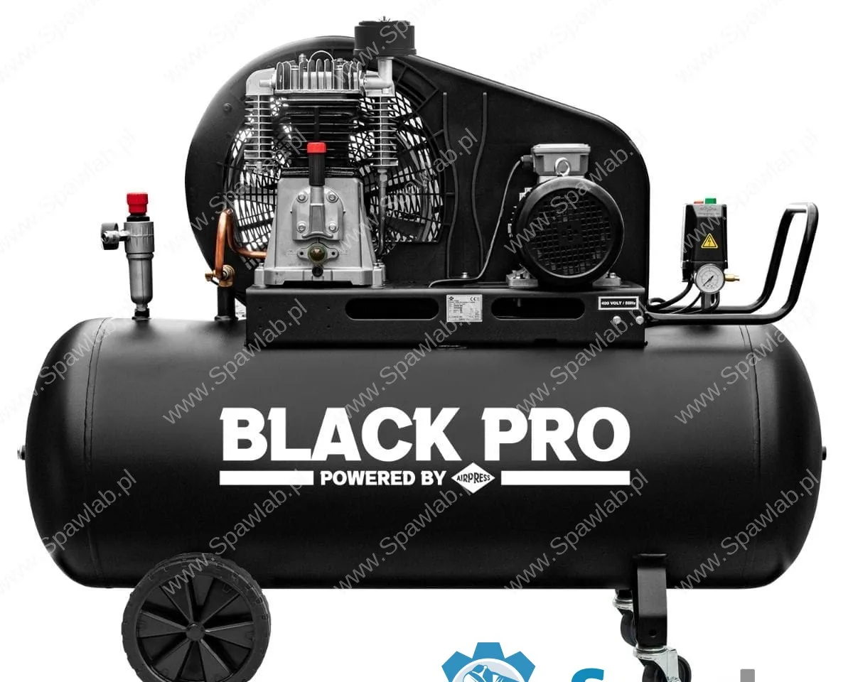 Airpress Kompresor dwutłokowy Black Pro NB5 11 bar 5.5 KM/4 kW 502 l/min 270 l, zdjęcie 2