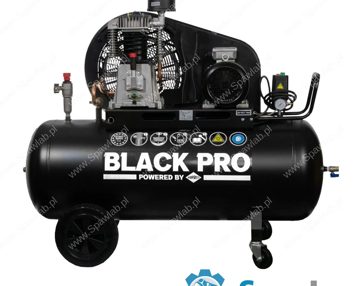 Airpress Kompresor dwutłokowy Black Pro NB7 11 bar 7.5 KM/5.5 kW 652.2 l/min 270 l, zdjęcie 4