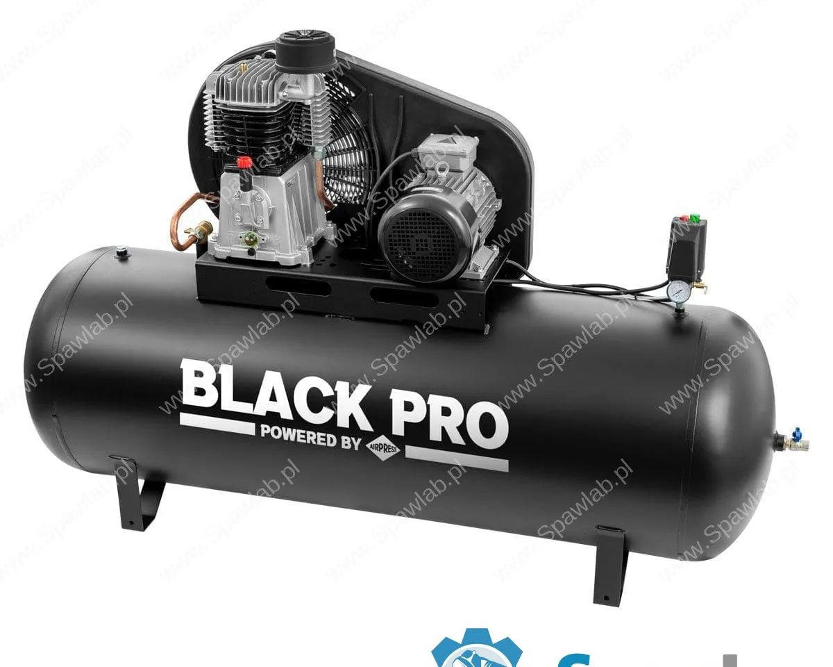 Airpress Kompresor dwutłokowy Black Pro NB7 11 bar 7.5 KM/5.5 kW 652 l/min 500 l, zdjęcie 3