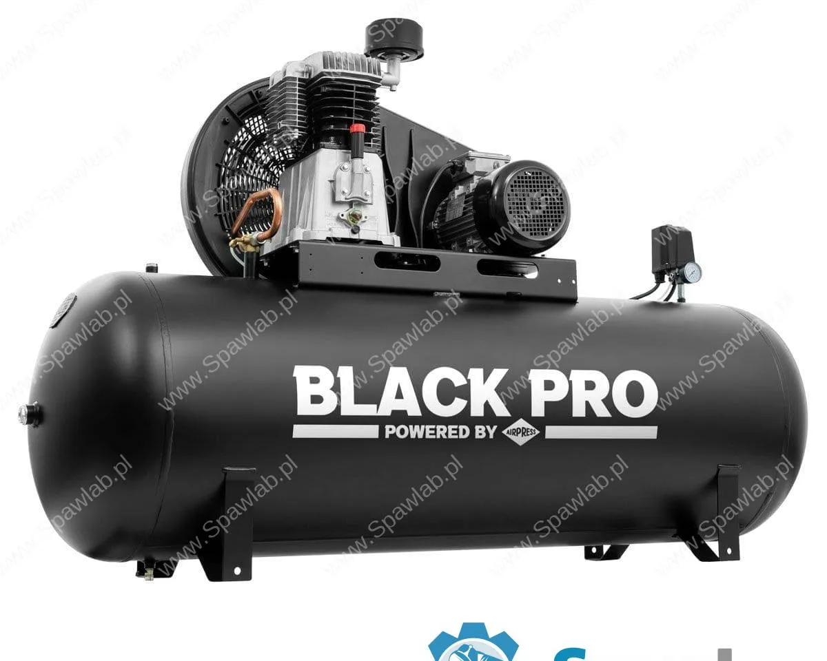 Airpress Kompresor dwutłokowy Black Pro NB7 11 bar 7.5 KM/5.5 kW 652 l/min 500 l, zdjęcie 4