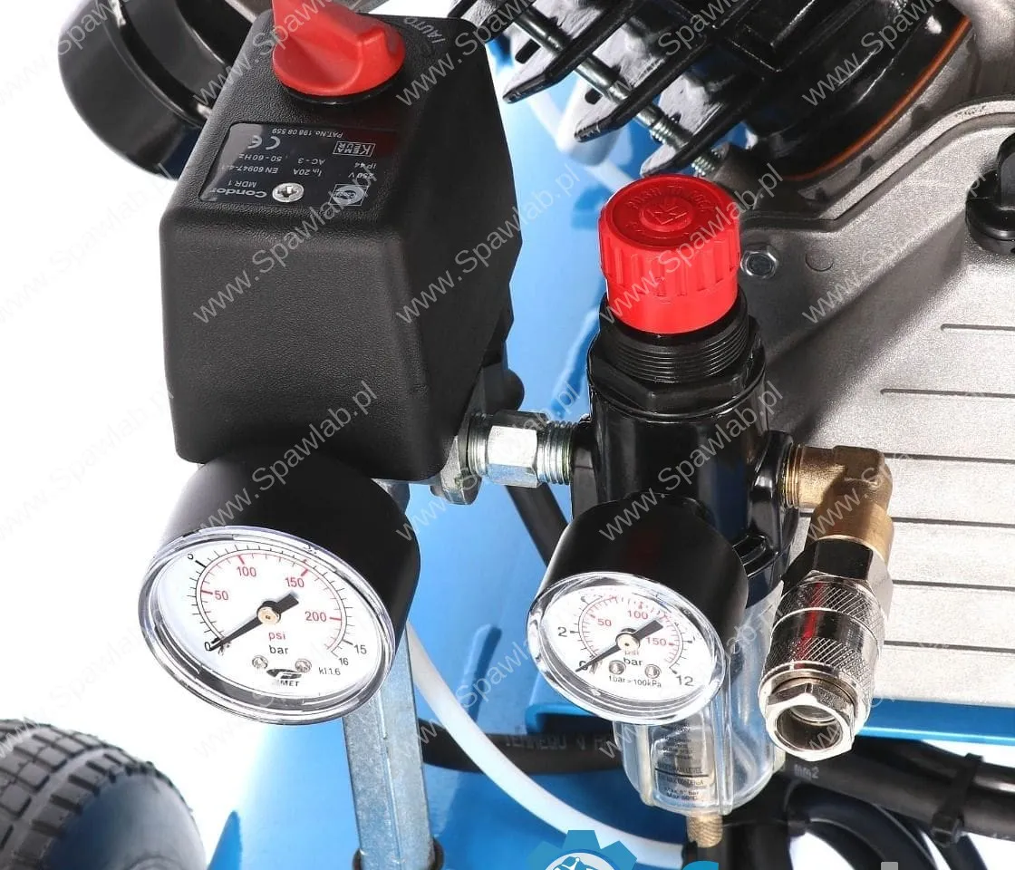 Airpress Kompresor dwutłokowy BLM 22-410 10 bar 3 KM/2.2 kW 328 l/min 2 x 11 l, zdjęcie 7