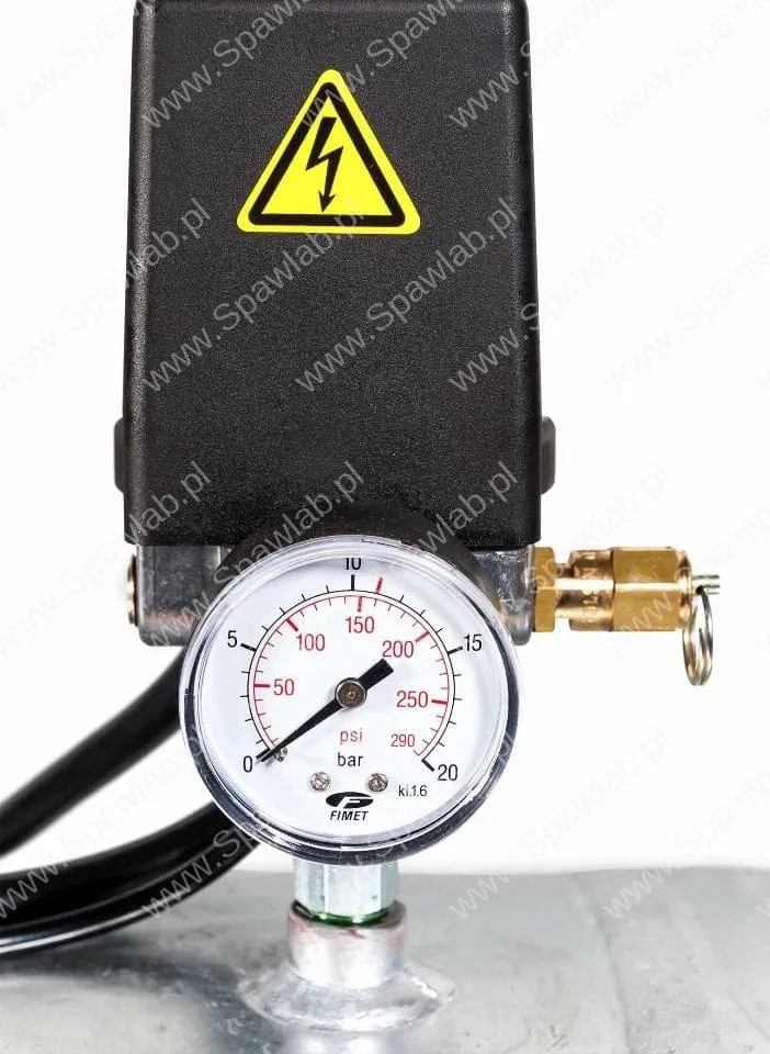 Airpress Kompresor dwutłokowy G 1000-500 Pro 11 bar 7.5 KM/5.5 kW 400V 696 l/min 500 l galwanizowany, zdjęcie 8