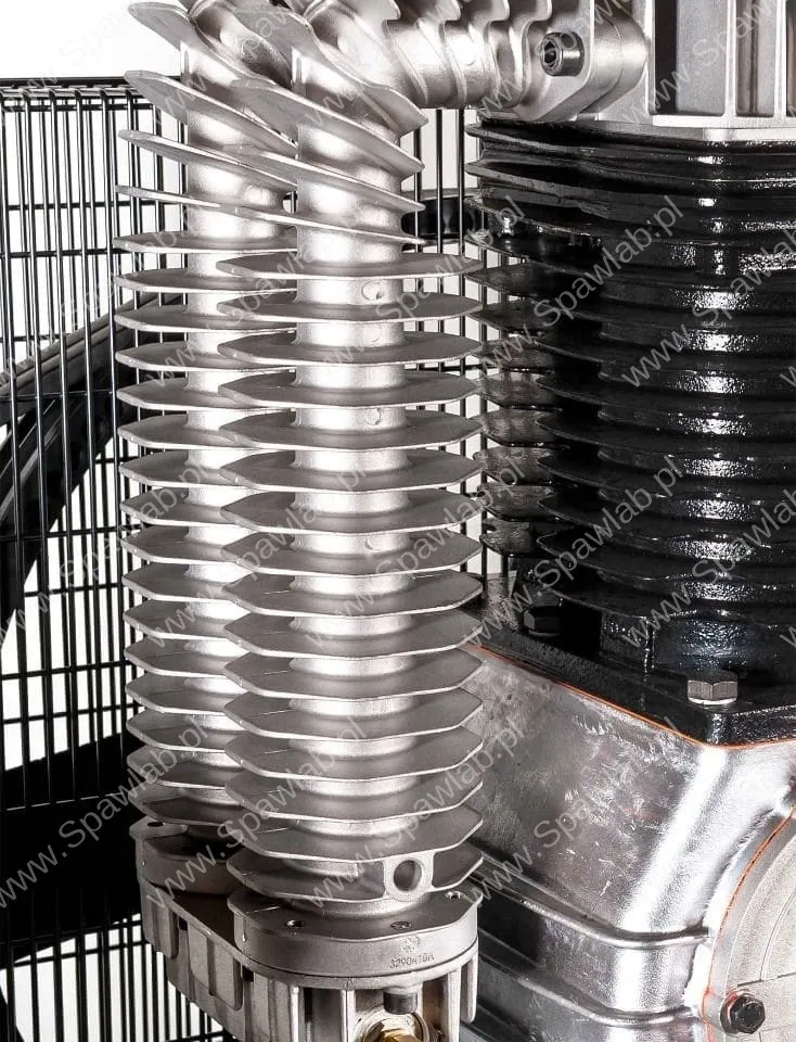 Airpress Kompresor dwutłokowy G 1500-500 SD Pro 14 bar 10 KM/7.5 kW 400V 622 l/min 500 l galwanizowany - połączenie gwiazda-trójkąt, zdjęcie 4