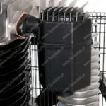 Airpress Kompresor dwutłokowy G 1500-500 SD Pro 14 bar 10 KM/7.5 kW 400V 622 l/min 500 l galwanizowany - połączenie gwiazda-trójkąt, zdjęcie 6