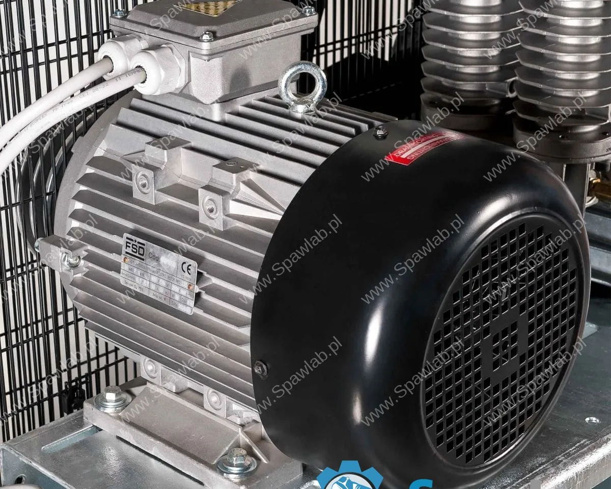Airpress Kompresor dwutłokowy G 1500-500 SD Pro 14 bar 10 KM/7.5 kW 400V 622 l/min 500 l galwanizowany - połączenie gwiazda-trójkąt, zdjęcie 7