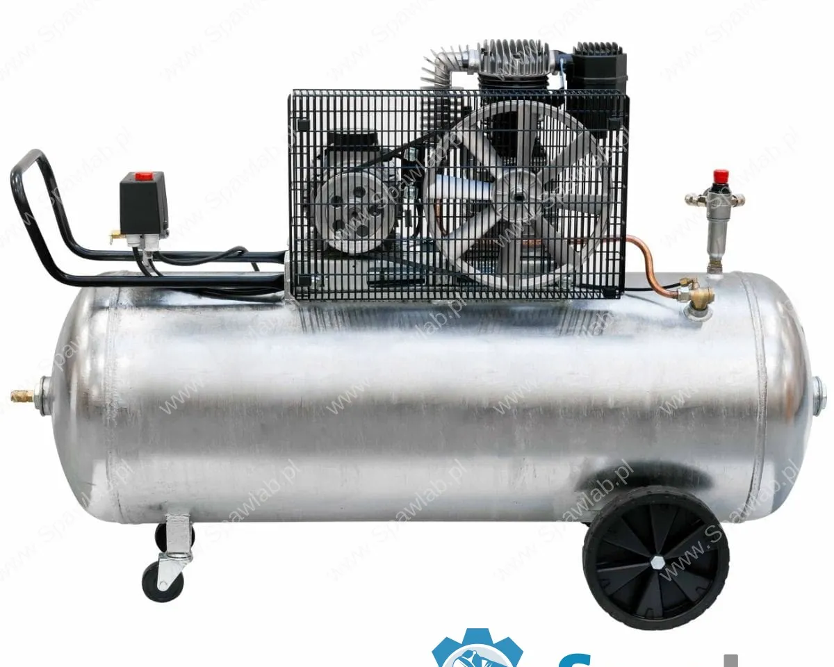 Airpress Kompresor dwutłokowy G 600-200 Pro 10 bar 4 KM/3 kW 400V 403 l/min 200 l galwanizowany