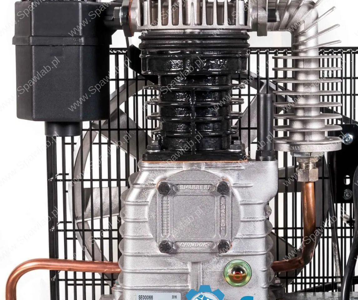 Airpress Kompresor dwutłokowy G 600-200 Pro 10 bar 4 KM/3 kW 400V 403 l/min 200 l galwanizowany, zdjęcie 2