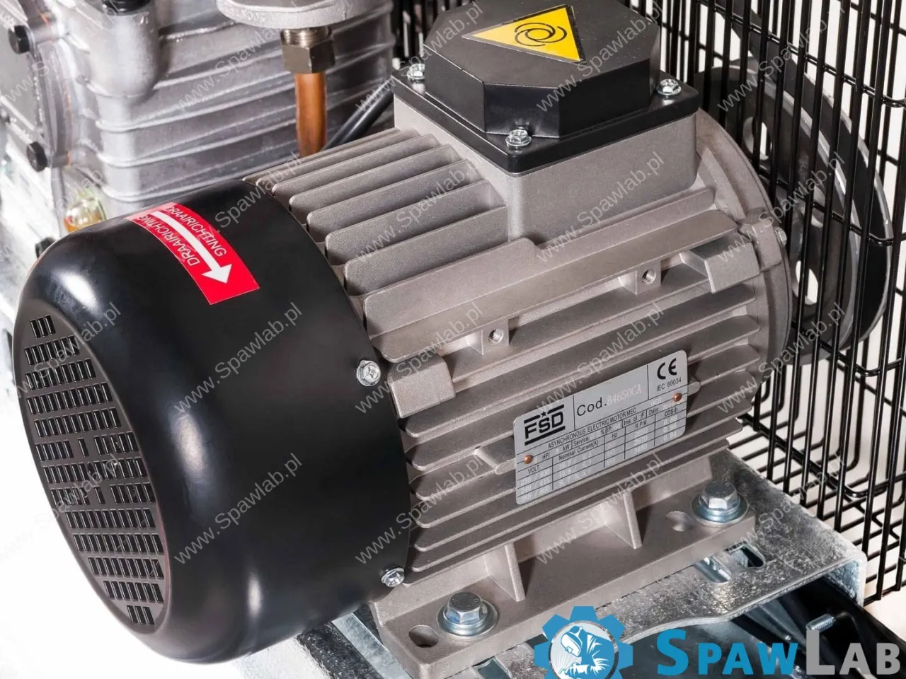 Airpress Kompresor dwutłokowy G 600-200 Pro 10 bar 4 KM/3 kW 400V 403 l/min 200 l galwanizowany, zdjęcie 6