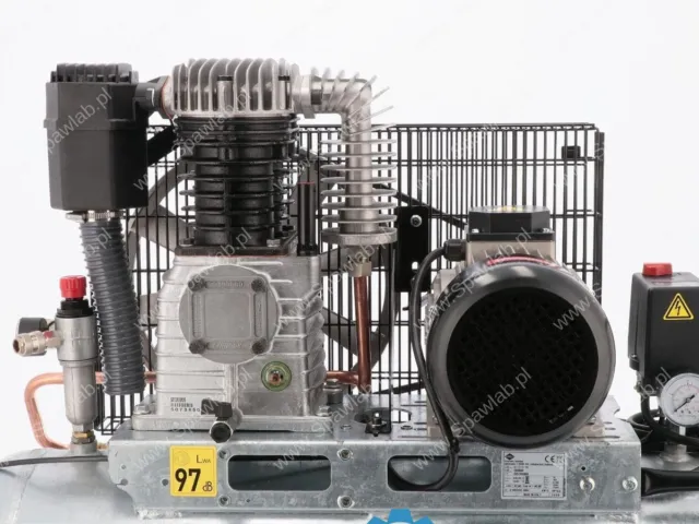 Airpress Kompresor dwutłokowy G 625-90 Pro 10 bar 4 KM/3 kW 400V 403 l/min 90 l galwanizowany