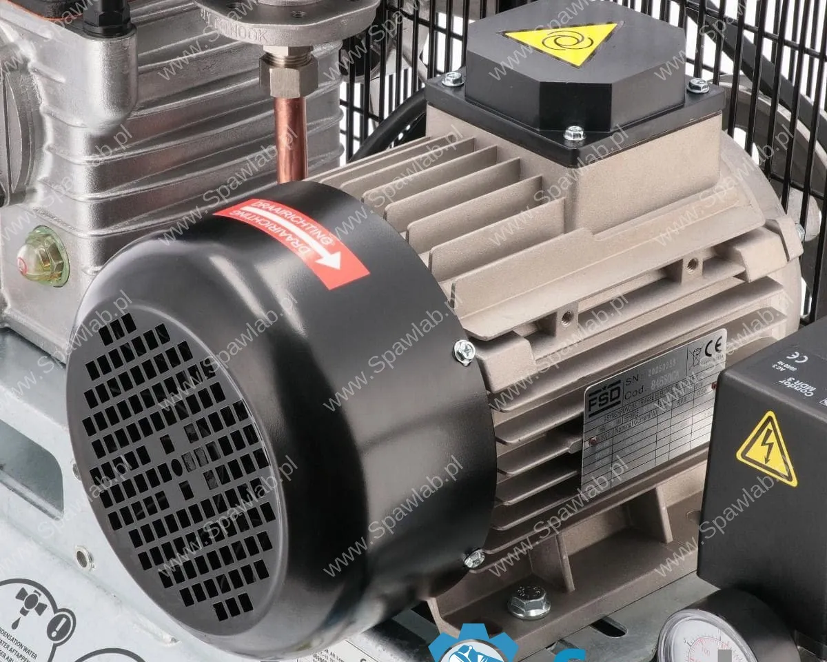 Airpress Kompresor dwutłokowy G 625-90 Pro 10 bar 4 KM/3 kW 400V 403 l/min 90 l galwanizowany, zdjęcie 12