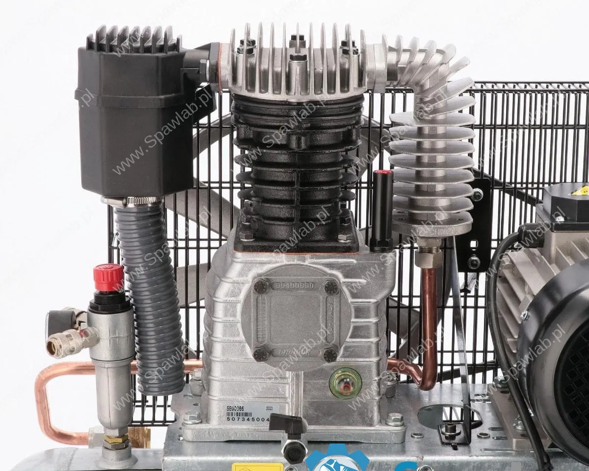 Airpress Kompresor dwutłokowy G 625-90 Pro 10 bar 4 KM/3 kW 400V 403 l/min 90 l galwanizowany, zdjęcie 2