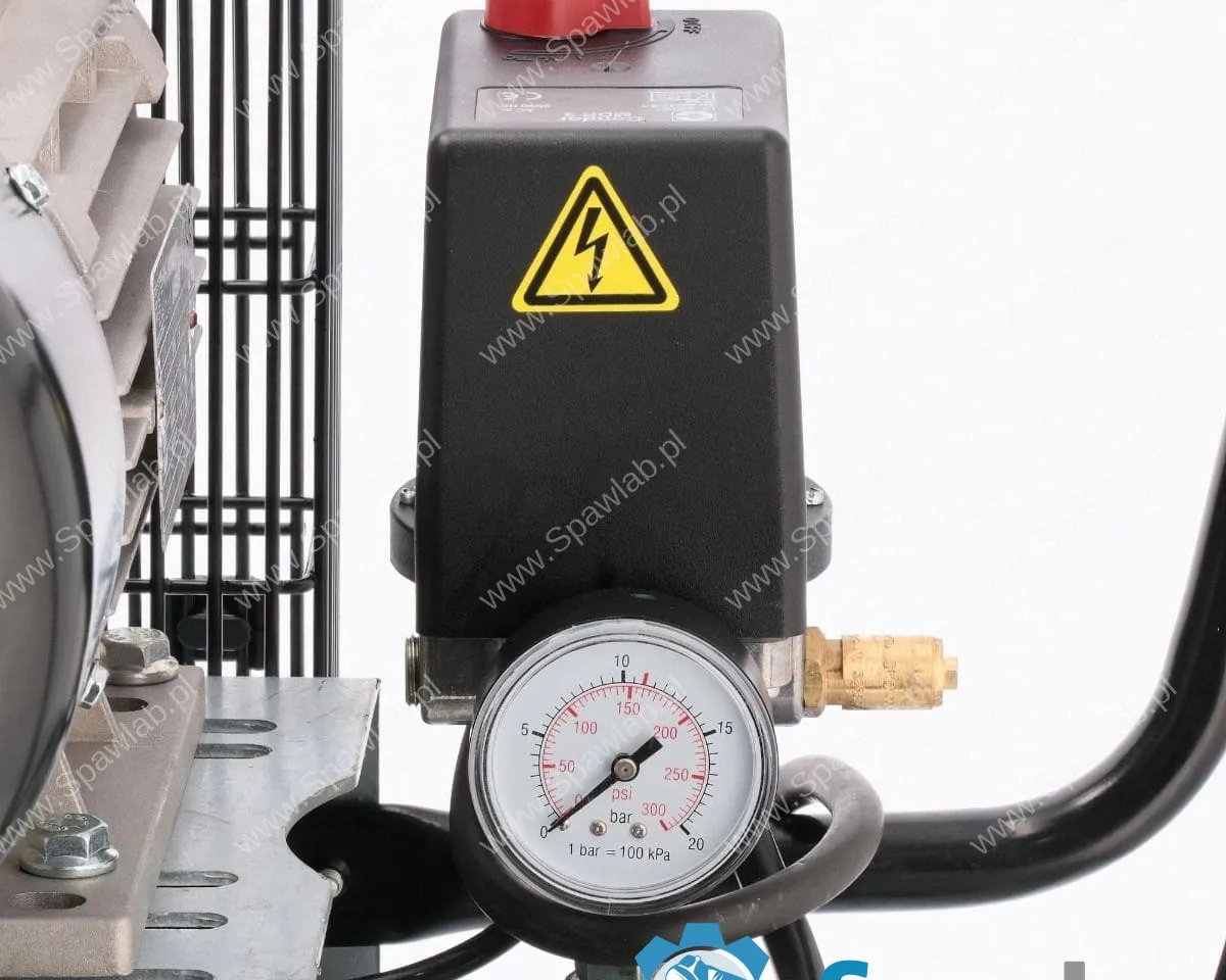 Airpress Kompresor dwutłokowy G 625-90 Pro 10 bar 4 KM/3 kW 400V 403 l/min 90 l galwanizowany, zdjęcie 5