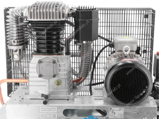 Airpress Kompresor dwutłokowy G 700-90 Pro 11 bar 5.5 KM/4 kW 400V 441 l/min 90 l galwanizowany