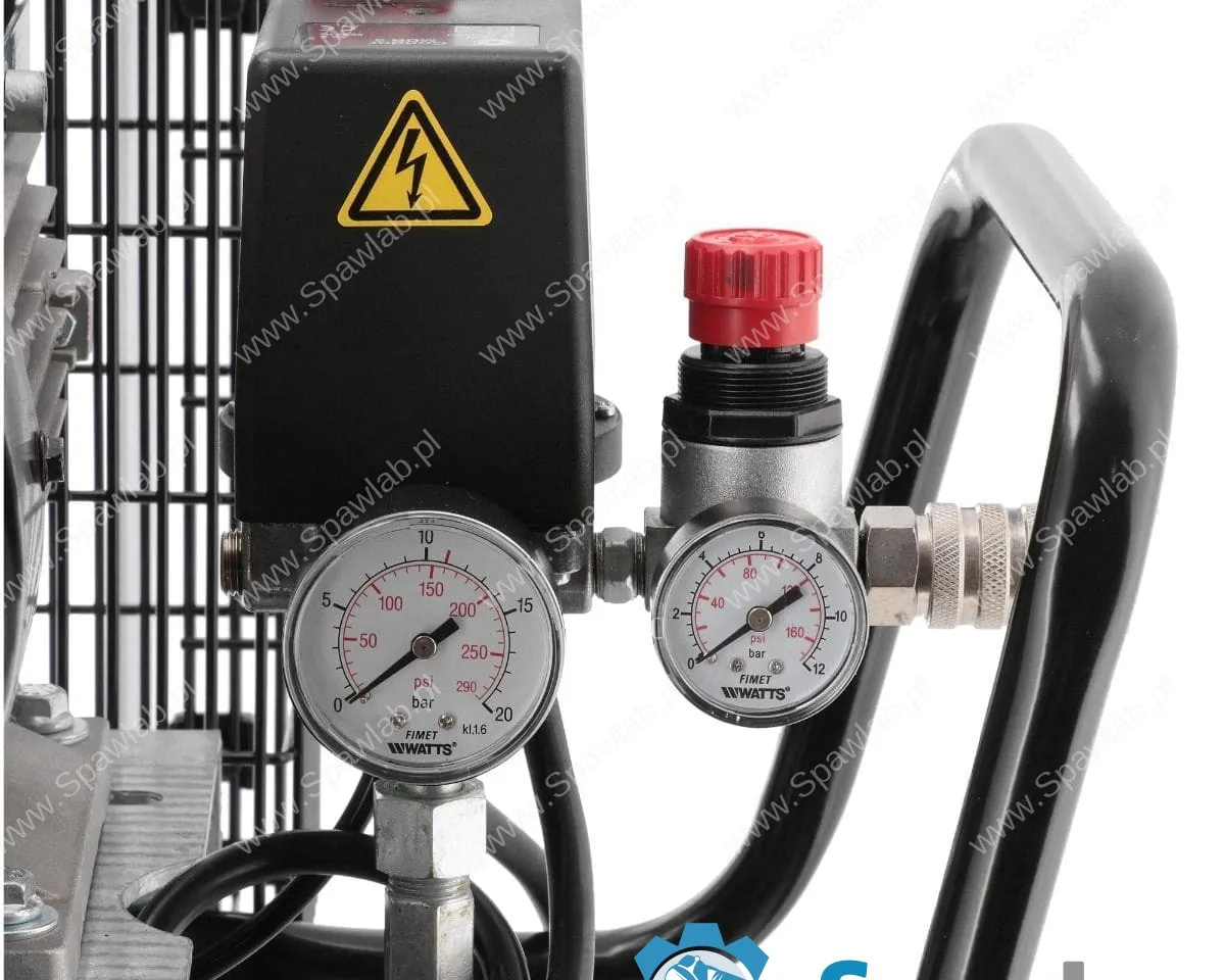 Airpress Kompresor dwutłokowy G 700-90 Pro 11 bar 5.5 KM/4 kW 400V 441 l/min 90 l galwanizowany, zdjęcie 6