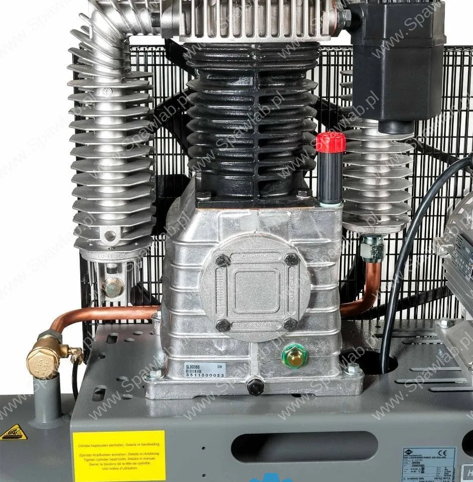 Airpress Kompresor dwutłokowy HK 1000-500 Pro 11 bar 7.5 KM/5.5 kW 400V 665 l/min 500 l, zdjęcie 2