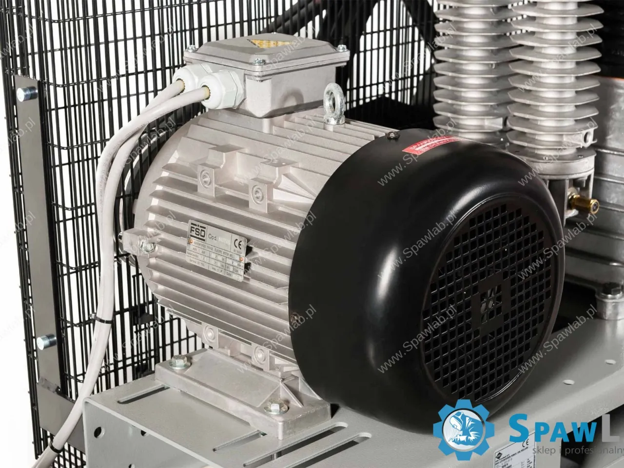 Airpress Kompresor dwutłokowy HK 1500-500 SD Pro 14 bar 10 KM/7.5 kW 400V 622 l/min 500 l - połączenie gwiazda-trójkąt, zdjęcie 9