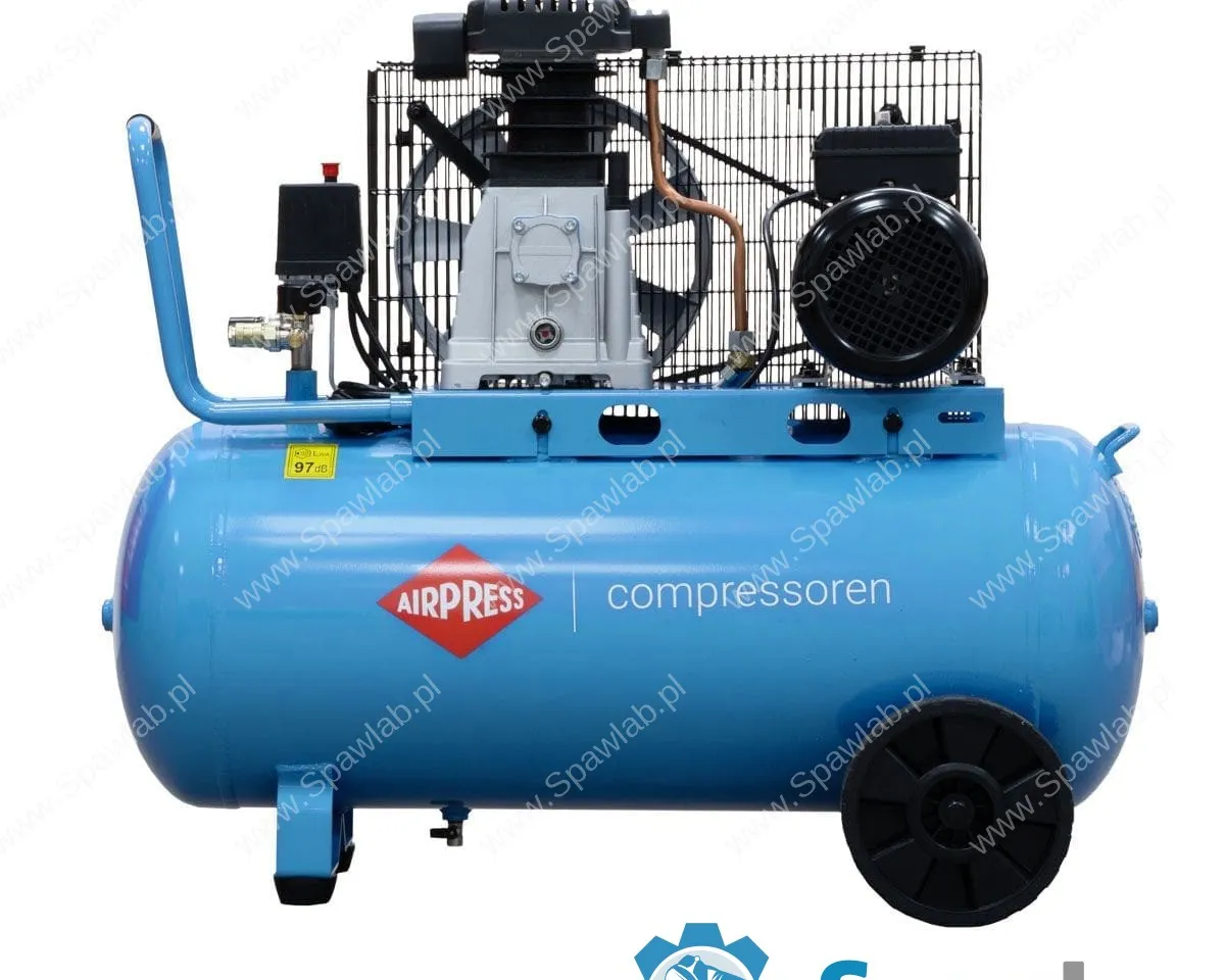 Airpress Kompresor dwutłokowy HL 340-90 + zestaw akcesoriów pneumatycznych, zdjęcie 3