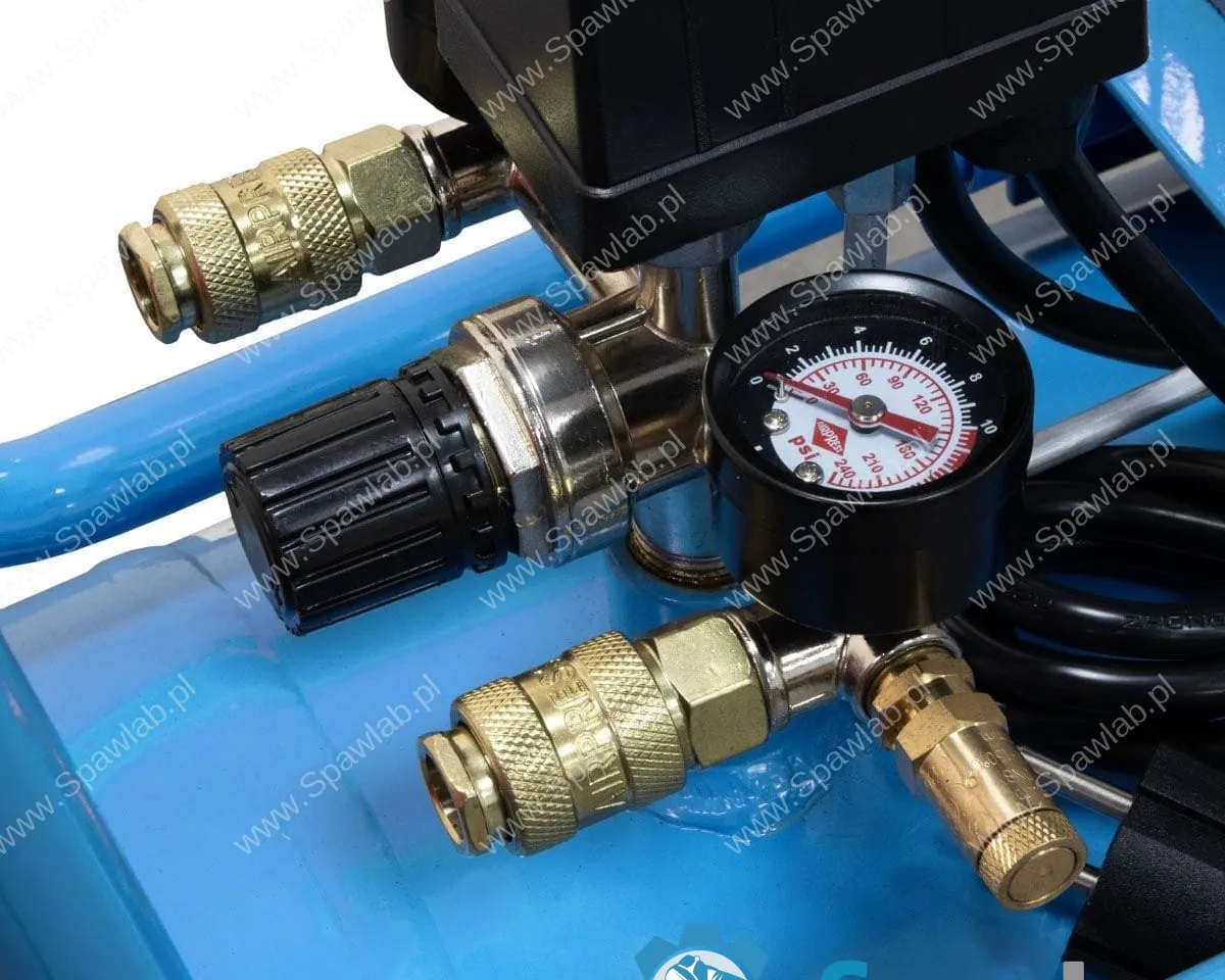 Airpress Kompresor dwutłokowy HL 340-90 + zestaw akcesoriów pneumatycznych, zdjęcie 6