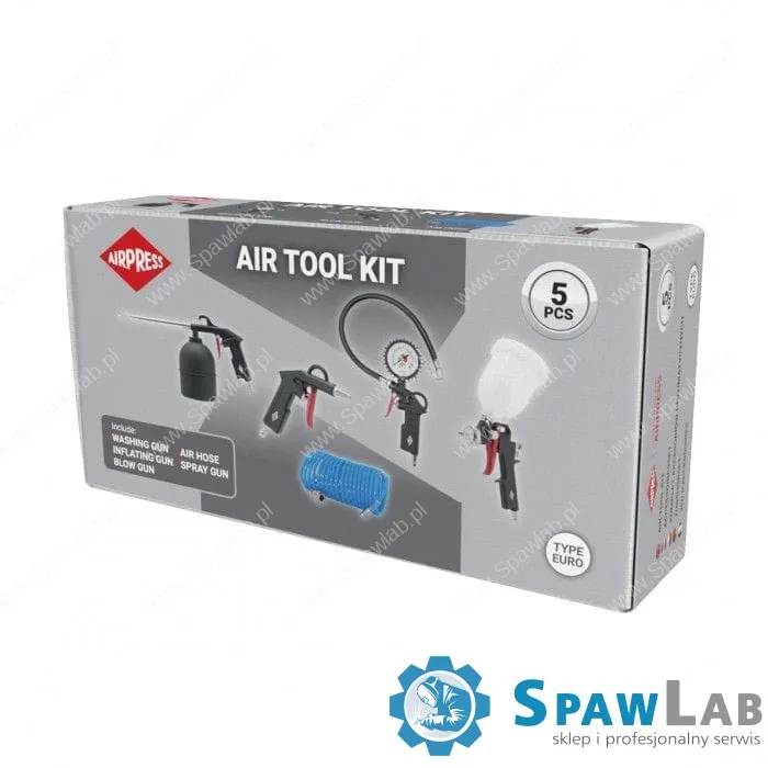 Airpress Kompresor dwutłokowy HL 340-90 + zestaw akcesoriów pneumatycznych, zdjęcie 9
