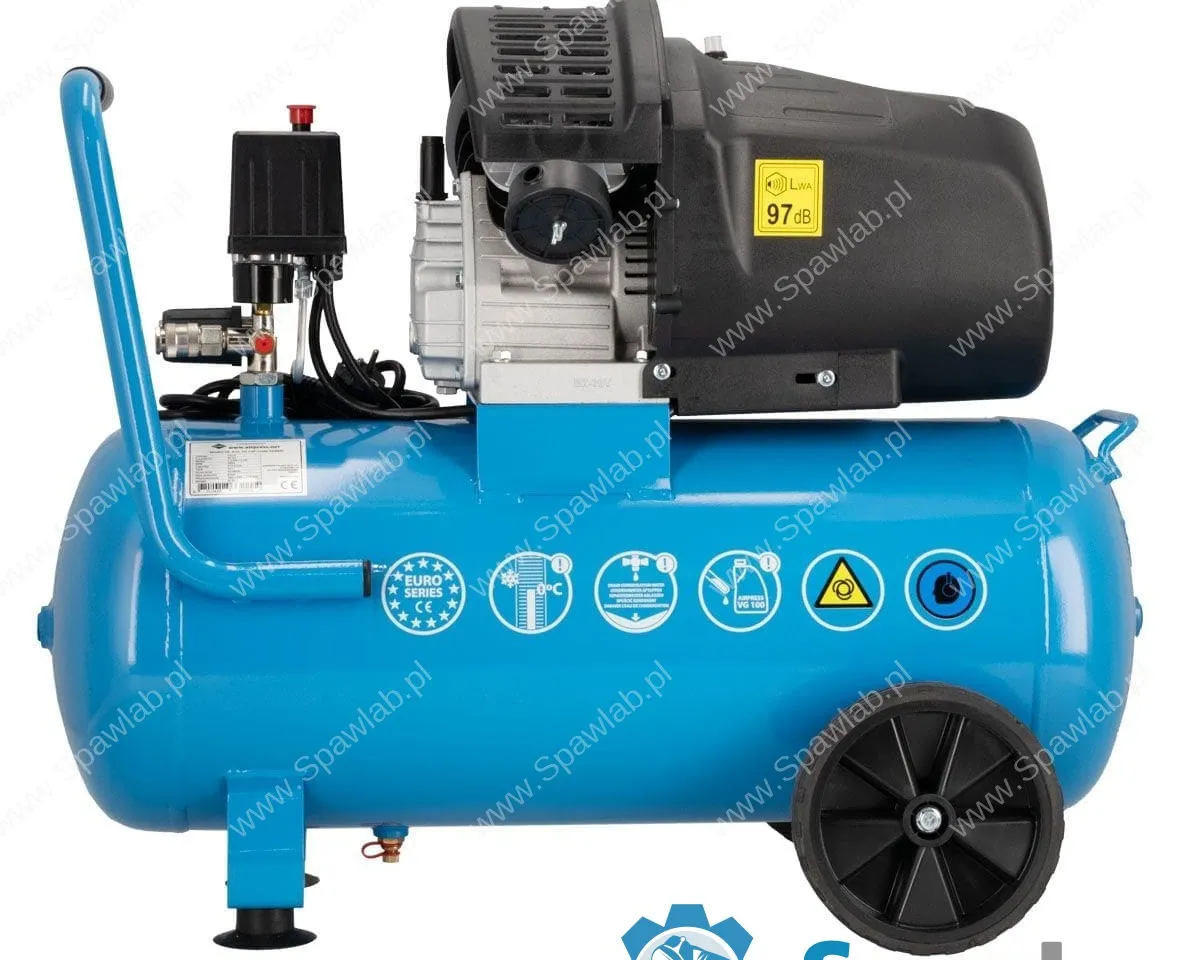 Airpress Kompresor dwutłokowy HL 425-50 + zestaw akcesoriów pneumatycznych, zdjęcie 2