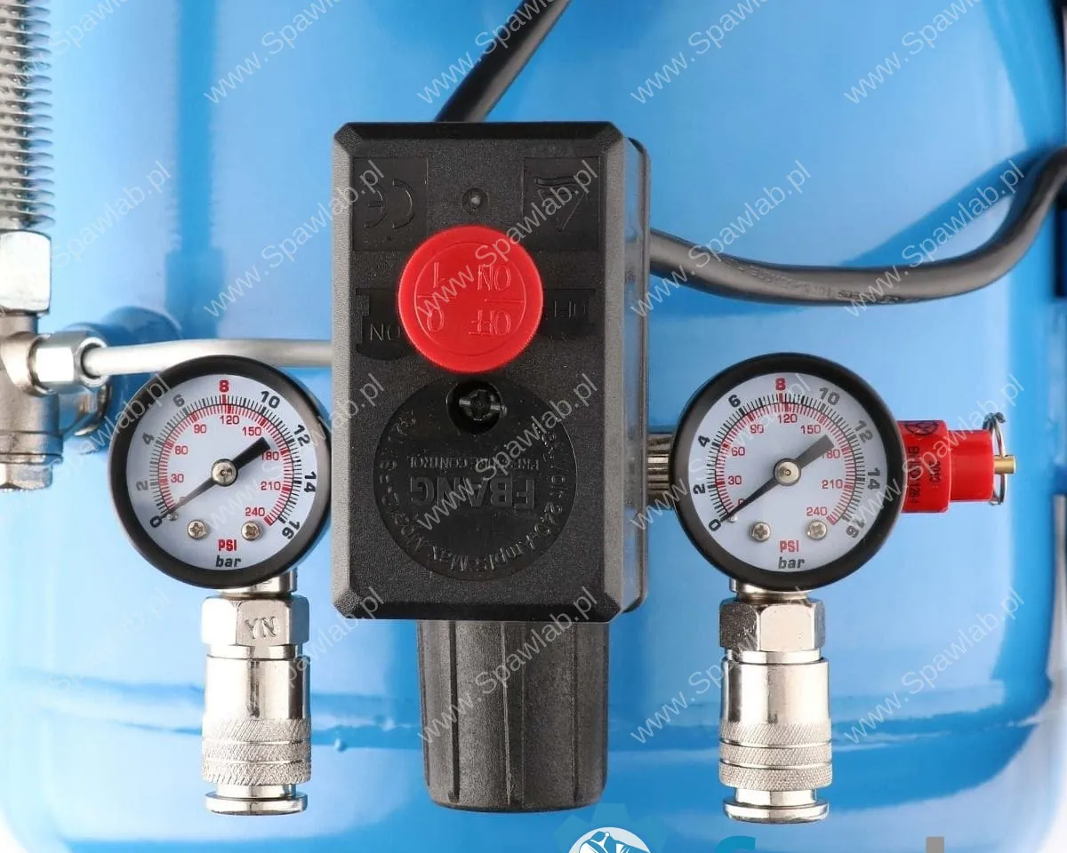 Airpress Kompresor dwutłokowy HL 425-50 + zestaw akcesoriów pneumatycznych, zdjęcie 6