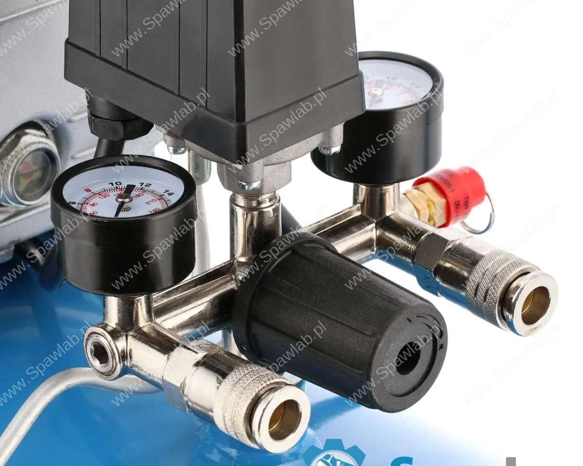 Airpress Kompresor dwutłokowy HL 425-50 + zestaw akcesoriów pneumatycznych, zdjęcie 7