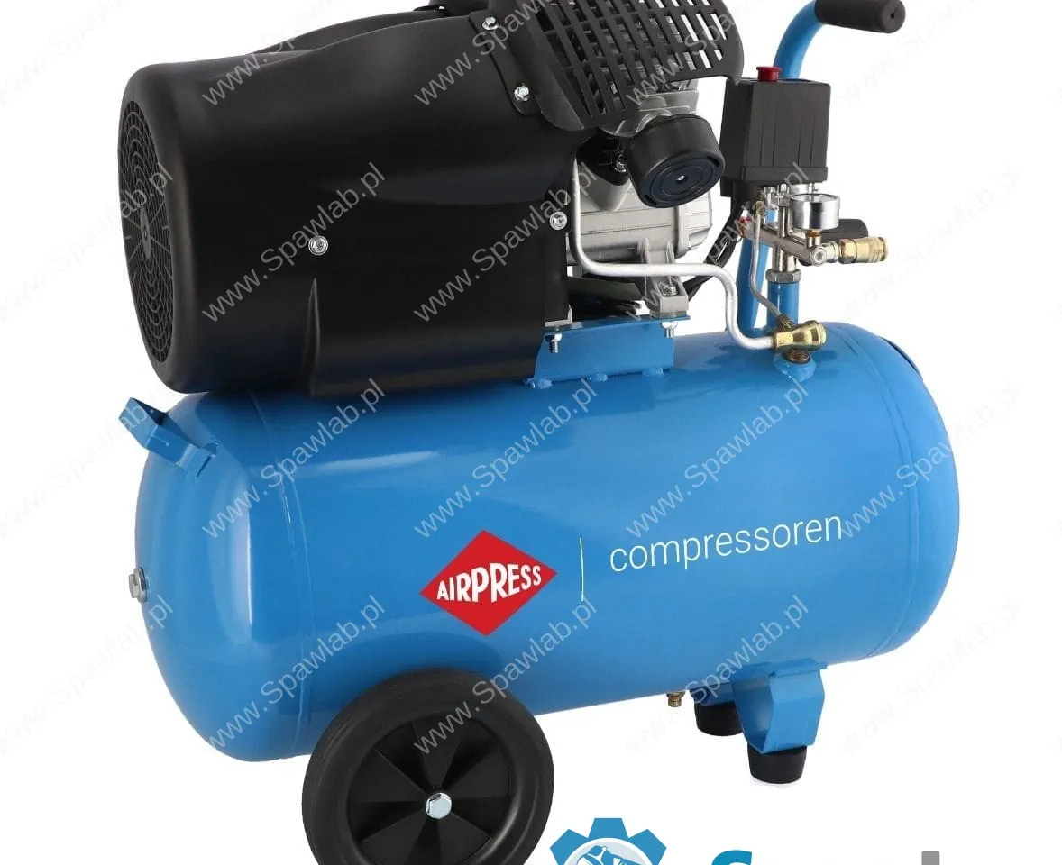 Airpress Kompresor dwutłokowy HL 425-50 + zestaw klucz pneumatyczny i akcesoria