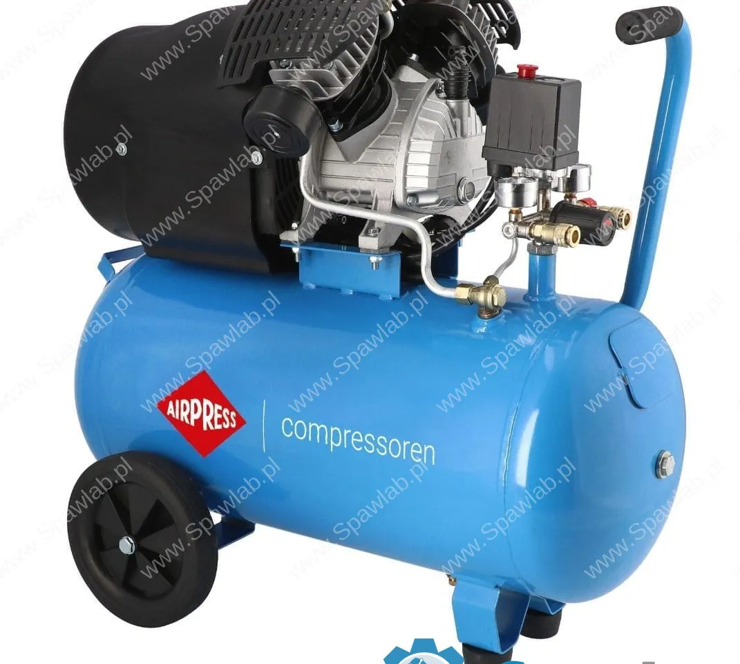 Airpress Kompresor dwutłokowy HL 425-50 + zestaw klucz pneumatyczny i akcesoria, zdjęcie 3