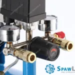 Airpress Kompresor dwutłokowy HL 425-50 + zestaw klucz pneumatyczny i akcesoria, zdjęcie 8