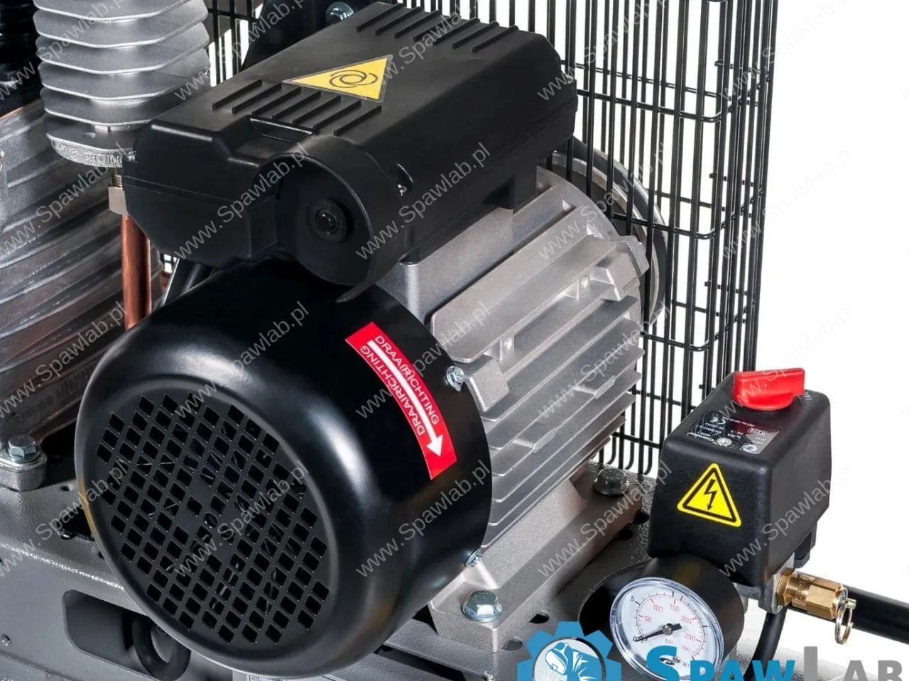 Airpress Kompresor dwutłokowy HL 425-90 Pro 10 bar 3 KM/2.2 kW 297 l/min 90 l, zdjęcie 7