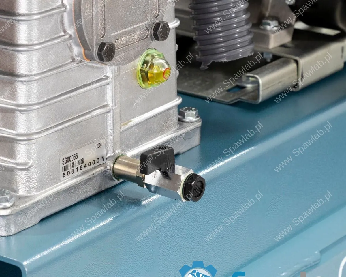 Airpress Kompresor dwutłokowy K 100-450 14 bar 3 KM/2.2 kW 400V 238 l/min 100 l, zdjęcie 4