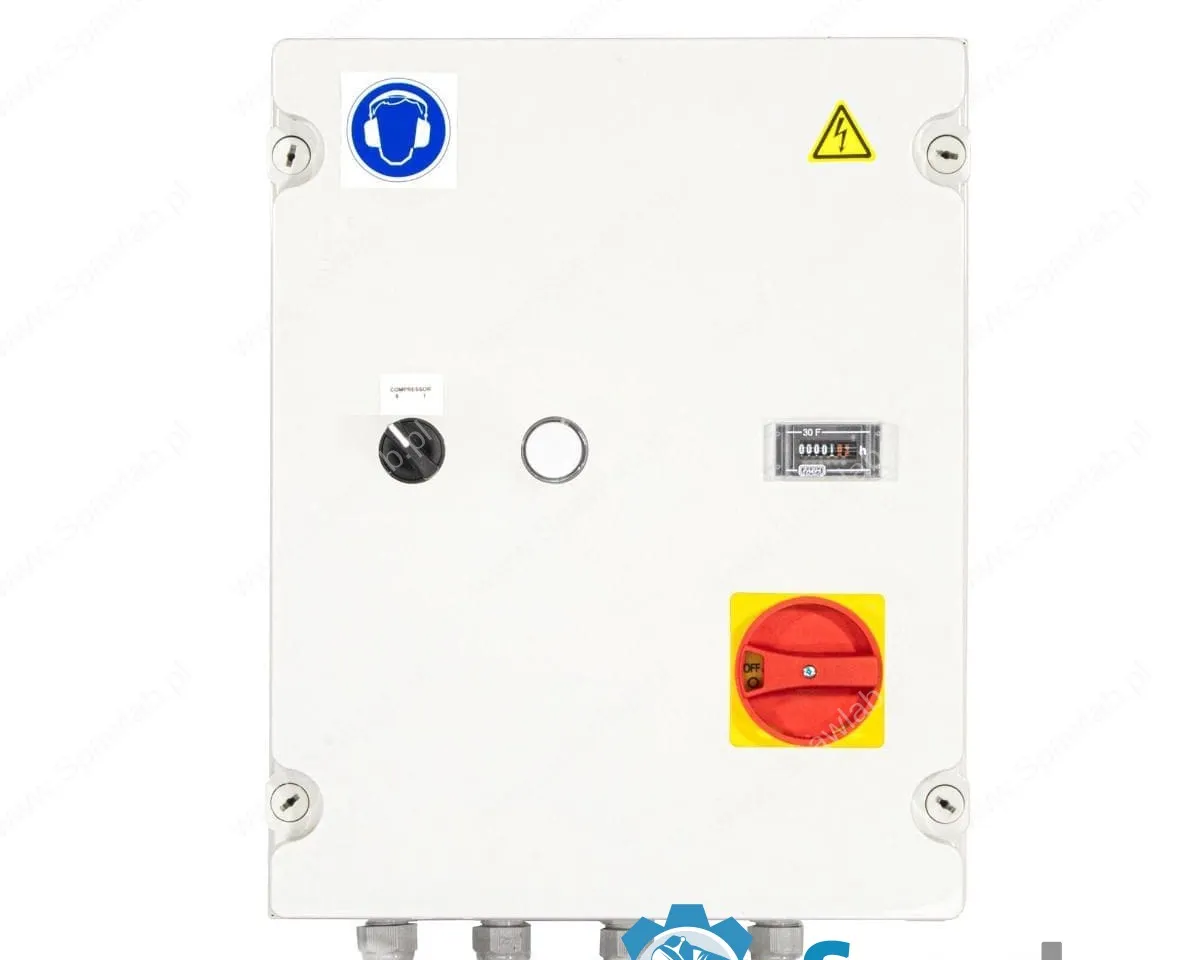 Airpress Kompresor dwutłokowy K 300-700S 14 bar 5.5 KM/4 kW 400V 450 l/min 300 l - połączenie gwiazda-trójkąt, zdjęcie 4