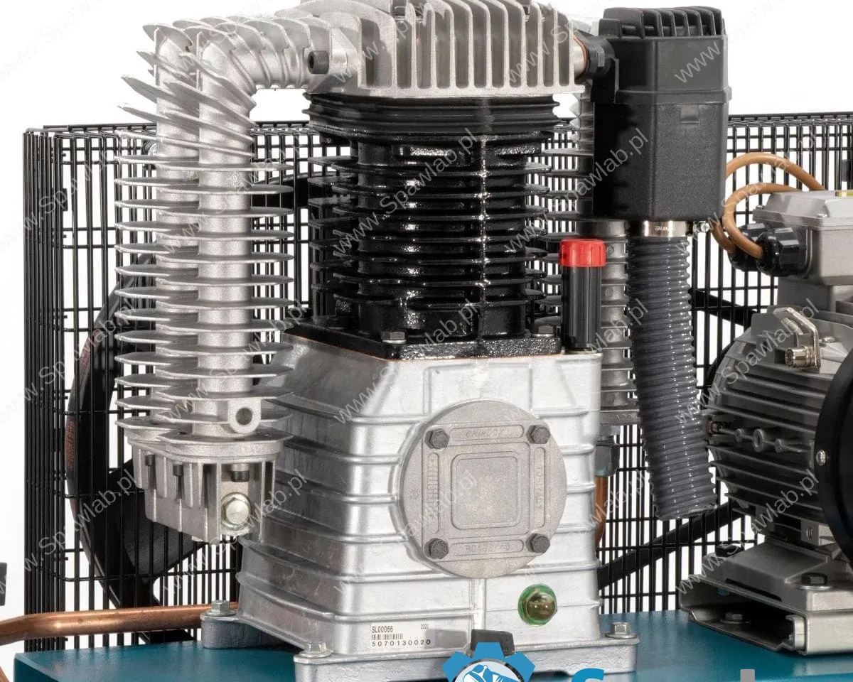 Airpress Kompresor dwutłokowy K 500-1000S 14 bar 7.5 KM/5.5 kW 400V 481 l/min 500 l - połączenie gwiazda-trójkąt, zdjęcie 2