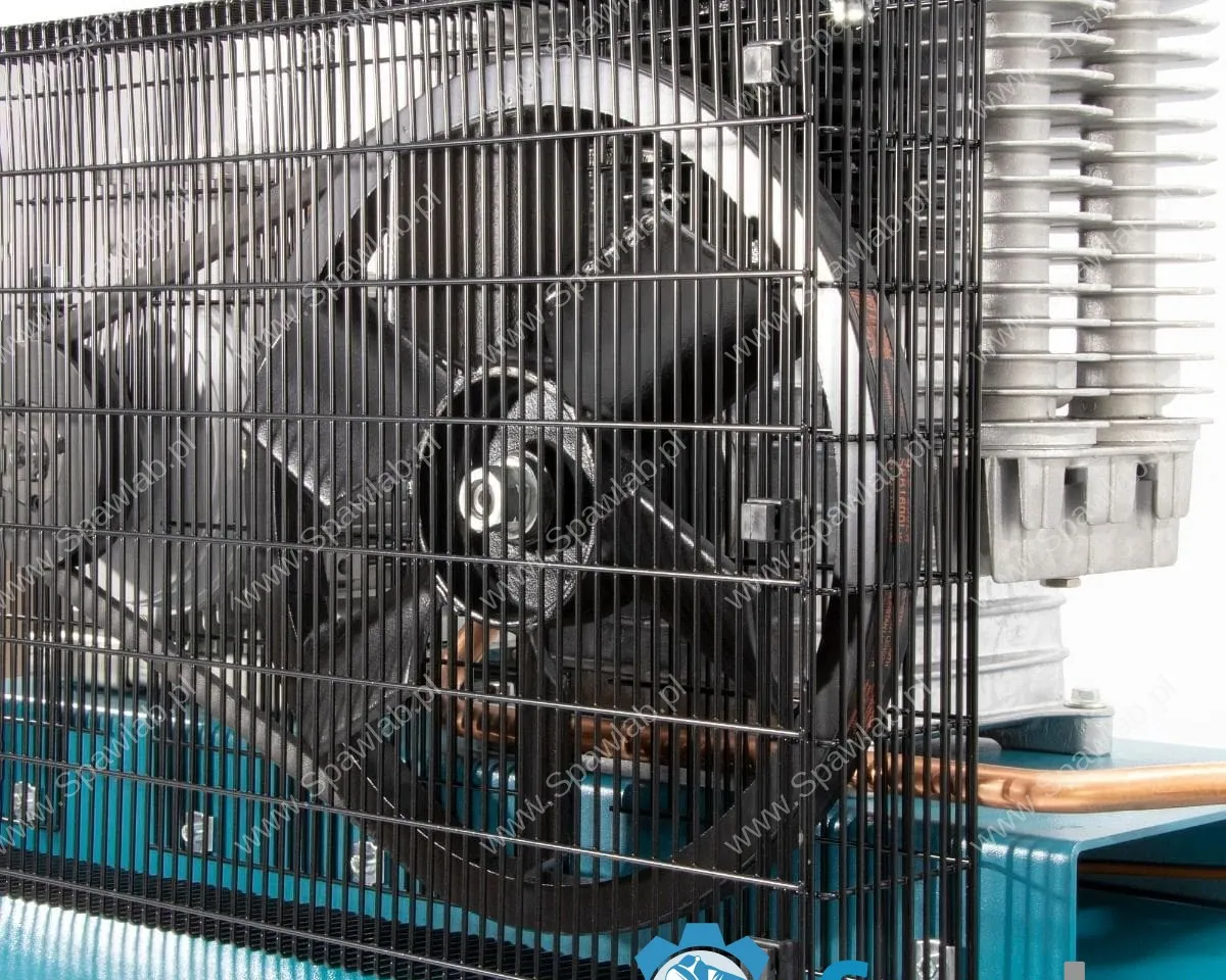 Airpress Kompresor dwutłokowy K 500-1000S 14 bar 7.5 KM/5.5 kW 400V 481 l/min 500 l - połączenie gwiazda-trójkąt, zdjęcie 6