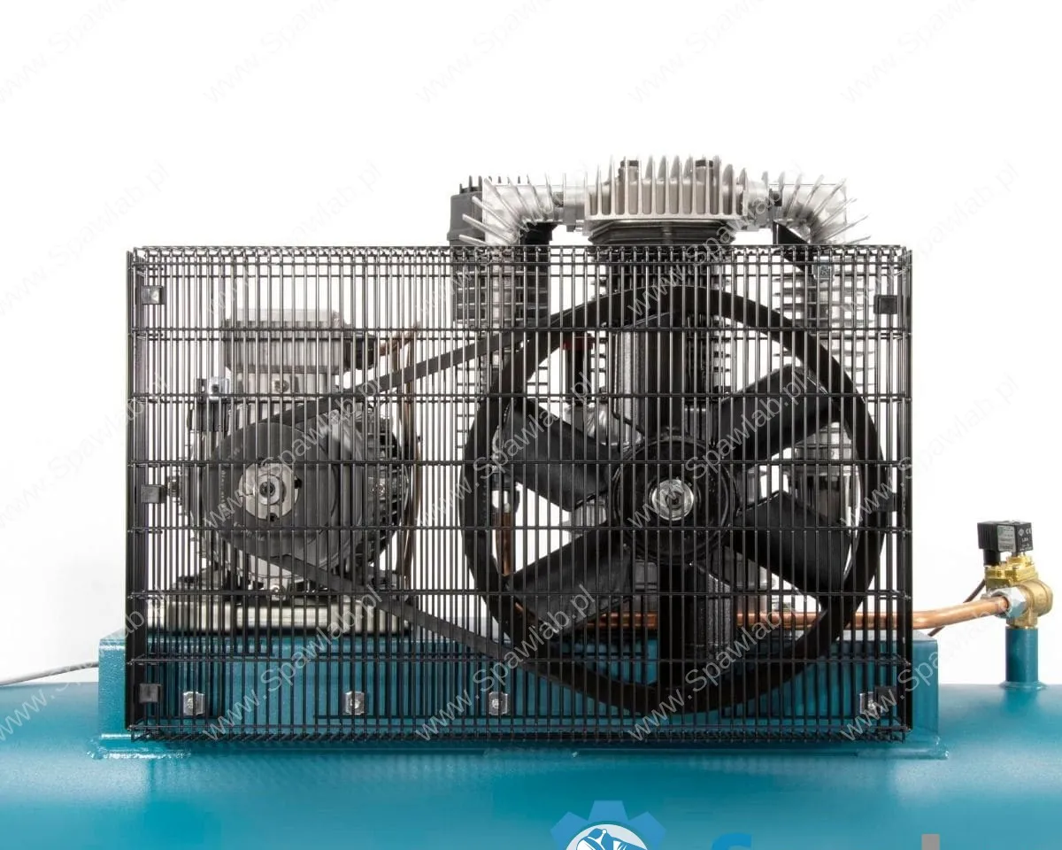Airpress Kompresor dwutłokowy K 500-1000S 14 bar 7.5 KM/5.5 kW 400V 481 l/min 500 l - połączenie gwiazda-trójkąt, zdjęcie 7