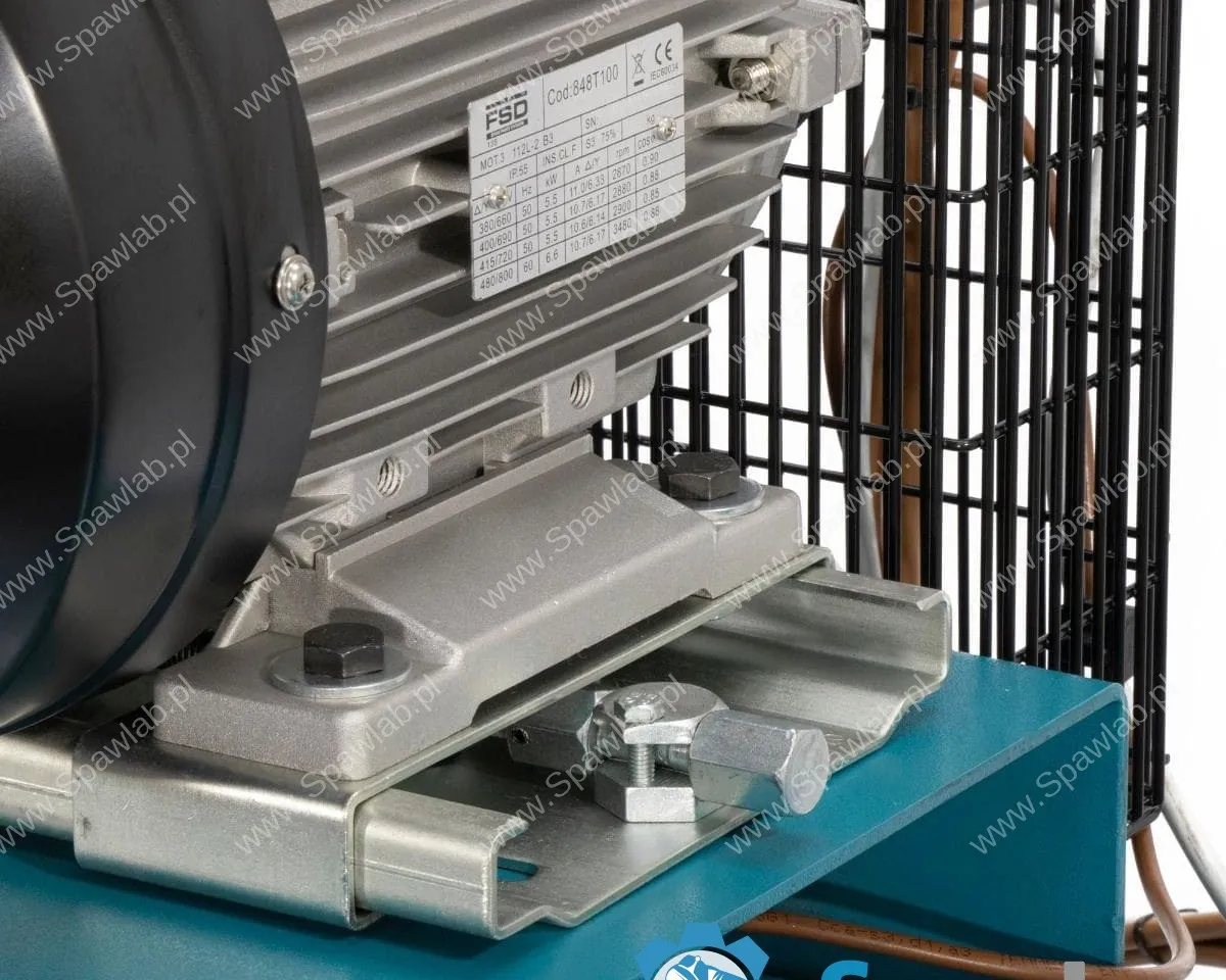 Airpress Kompresor dwutłokowy K 500-1000S 14 bar 7.5 KM/5.5 kW 400V 481 l/min 500 l - połączenie gwiazda-trójkąt, zdjęcie 8