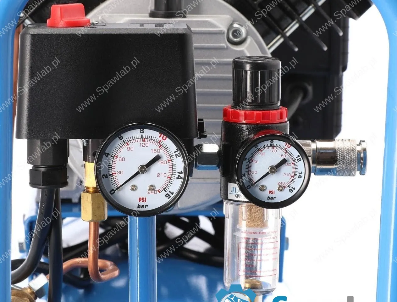 Airpress Kompresor dwutłokowy LM 50-350 10 bar 3 KM/2.2 kW 245 l/min 50 l, zdjęcie 7