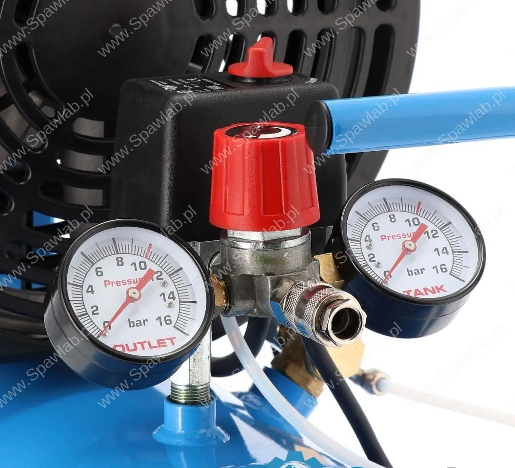 Airpress Kompresor dwutłokowy LM 50-410 10 bar 3 KM/2.2 kW 328 l/min 50 l, zdjęcie 7