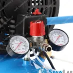 Airpress Kompresor dwutłokowy LM 50-410 10 bar 3 KM/2.2 kW 328 l/min 50 l, zdjęcie 7