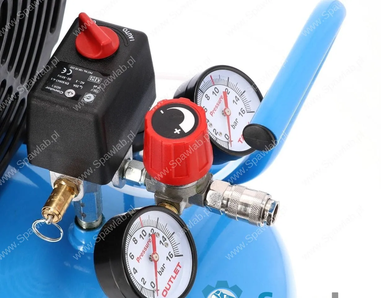 Airpress Kompresor dwutłokowy LM 50-410 10 bar 3 KM/2.2 kW 328 l/min 50 l, zdjęcie 8