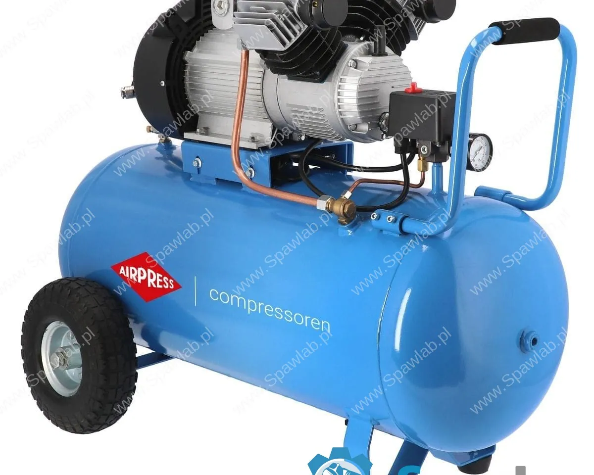 Airpress Kompresor dwutłokowy LM 90-350 10 bar 3 KM/2.2 kW 245 l/min 90 l, zdjęcie 2