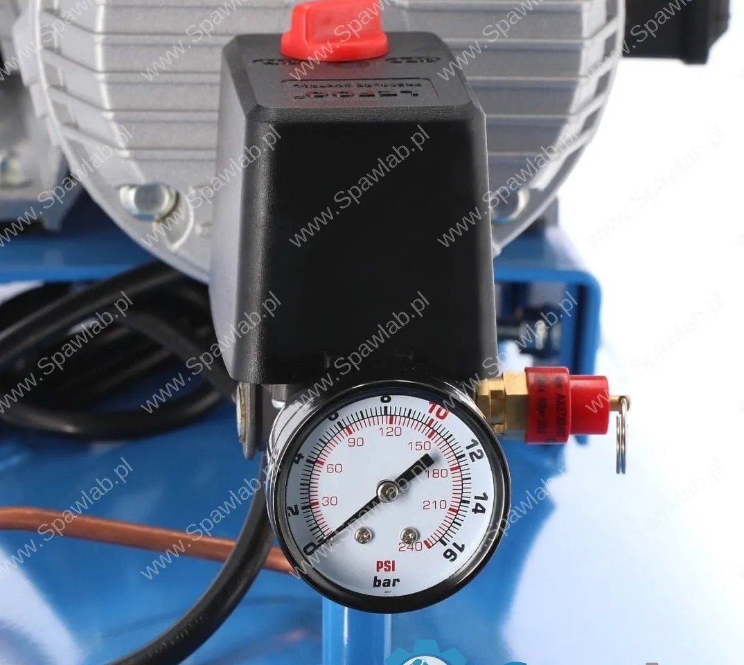 Airpress Kompresor dwutłokowy LM 90-350 10 bar 3 KM/2.2 kW 245 l/min 90 l, zdjęcie 7