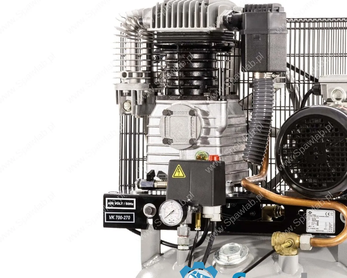 Airpress Kompresor dwutłokowy pionowy VK 700-270 Pro 11 bar 5.5 KM/4 kW 400V 441 l/min 270 l, zdjęcie 2